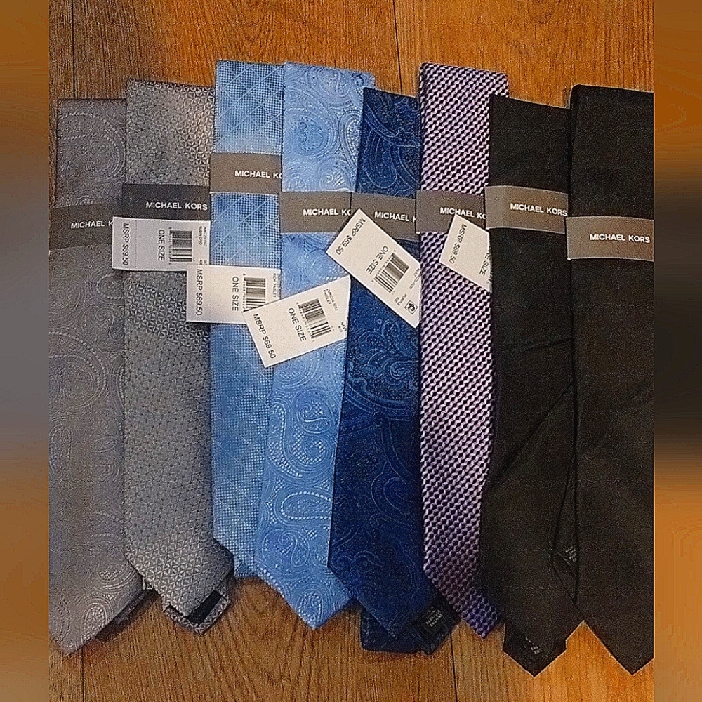 🔥(NWT)🔥Michael Kors Ties(8 Total)